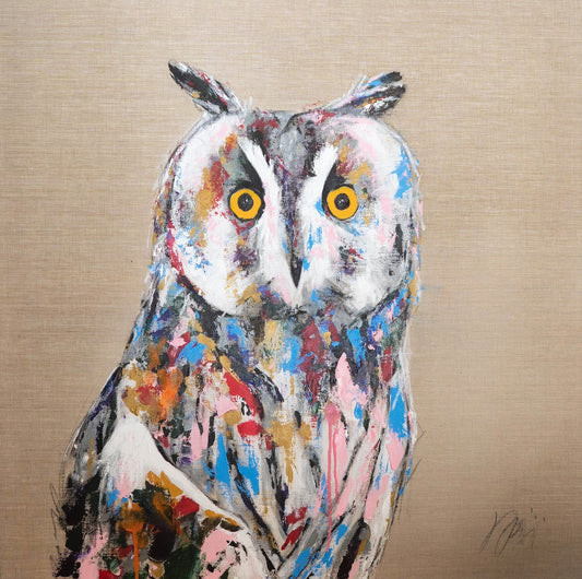 owl contemporary painting art