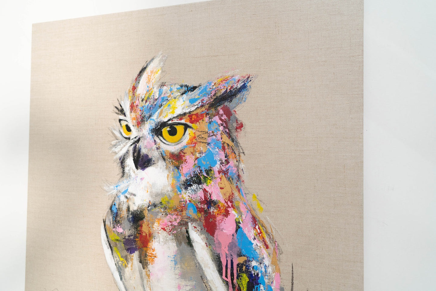 owl contemporary painting art