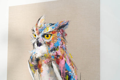 owl contemporary painting art