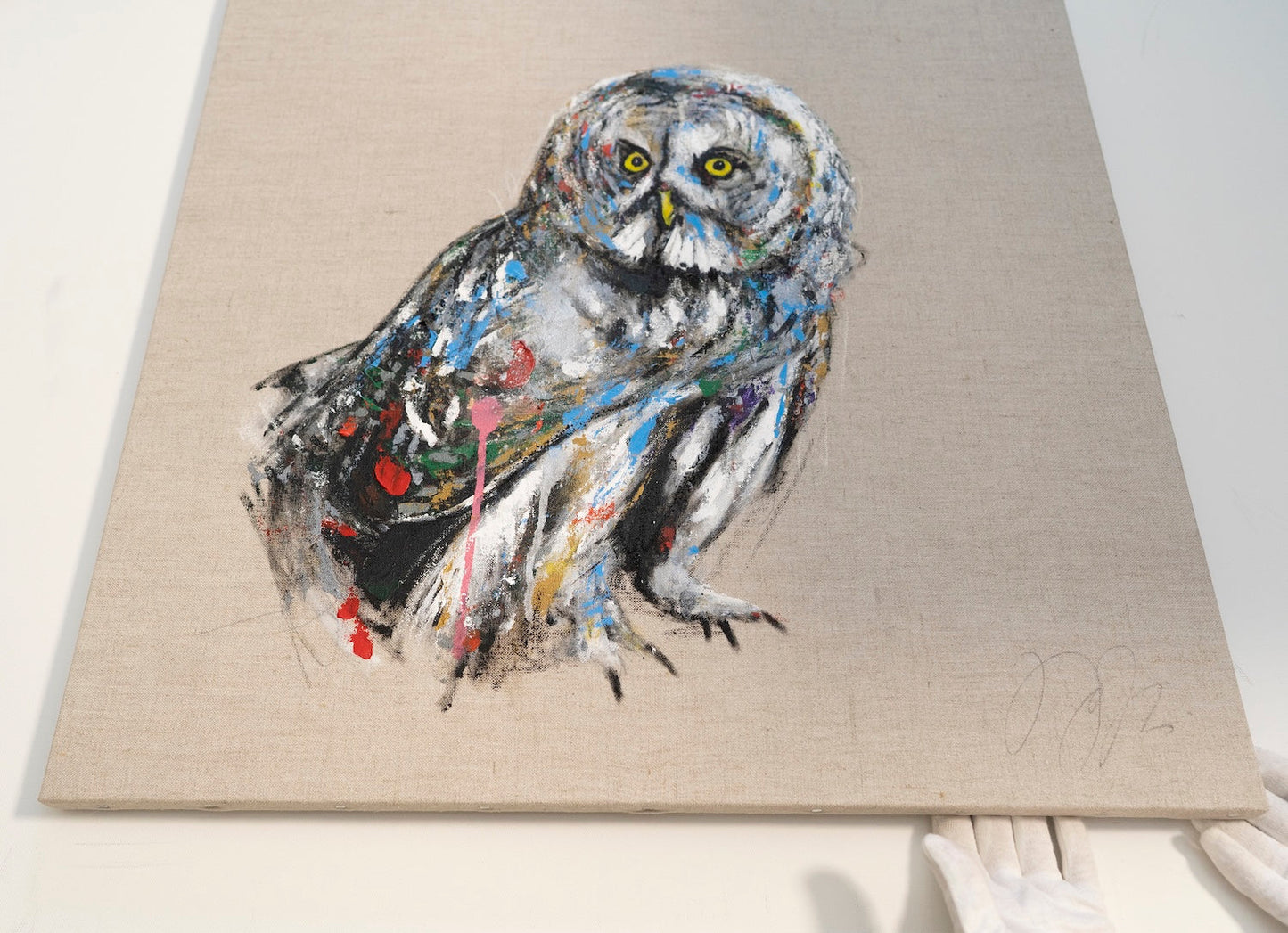 owl contemporary painting art