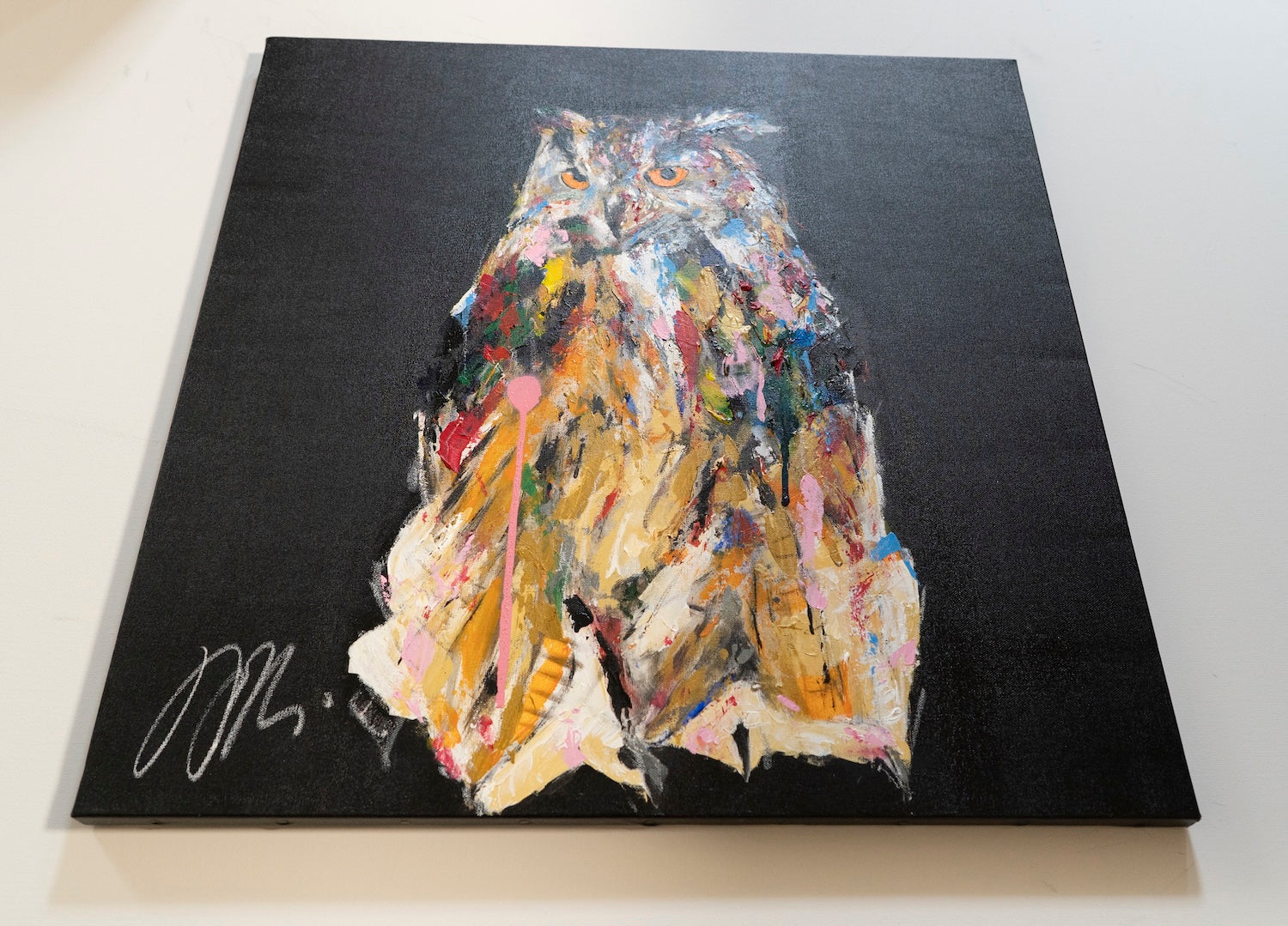 owl contemporary painting art