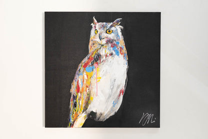owl contemporary painting art