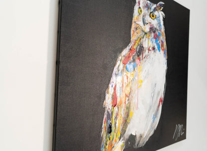 owl contemporary painting art