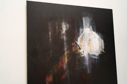 owl contemporary painting art