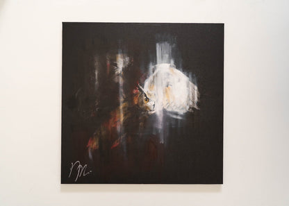 owl contemporary painting art