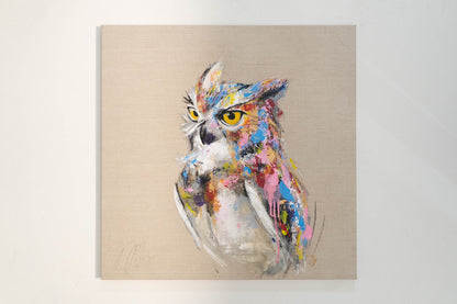 owl contemporary painting art