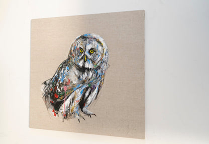 owl contemporary painting art