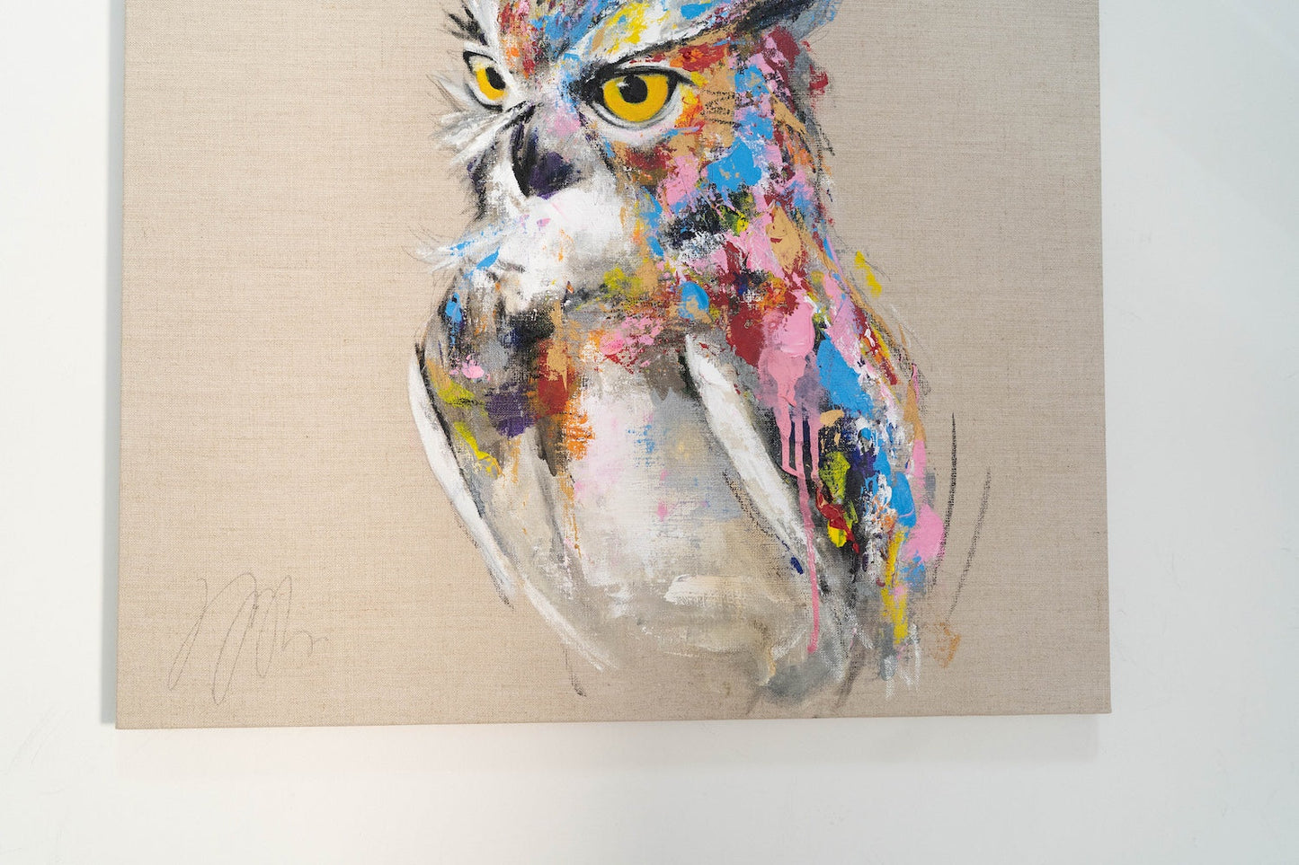 owl contemporary painting art