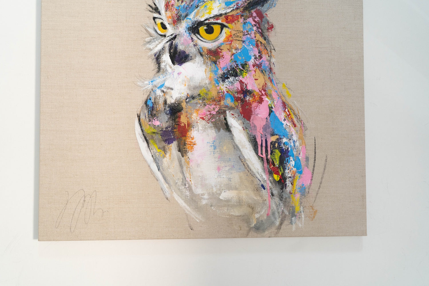 owl contemporary painting art