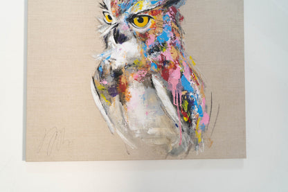 owl contemporary painting art