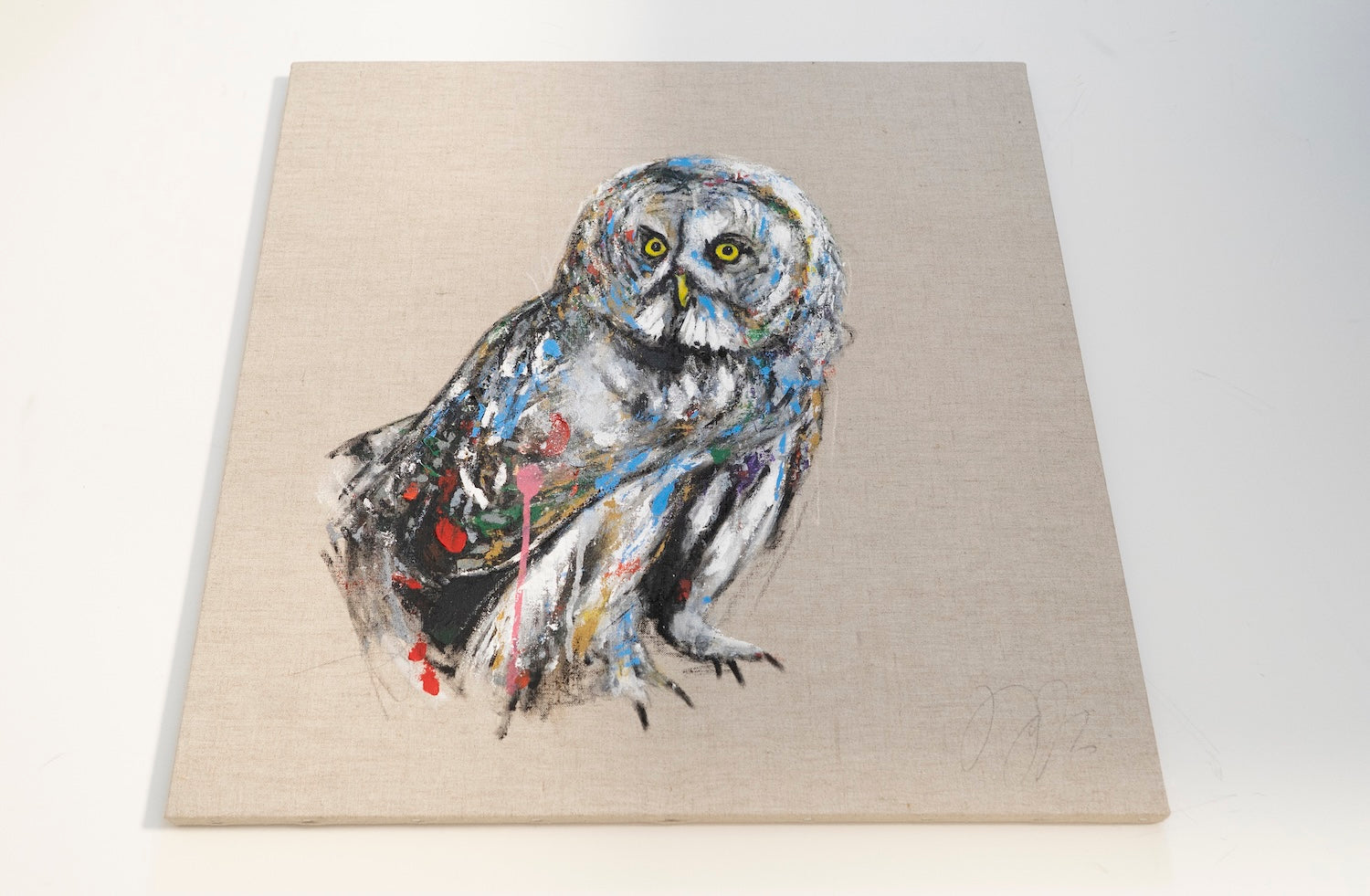 owl contemporary painting art