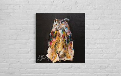 owl contemporary painting art