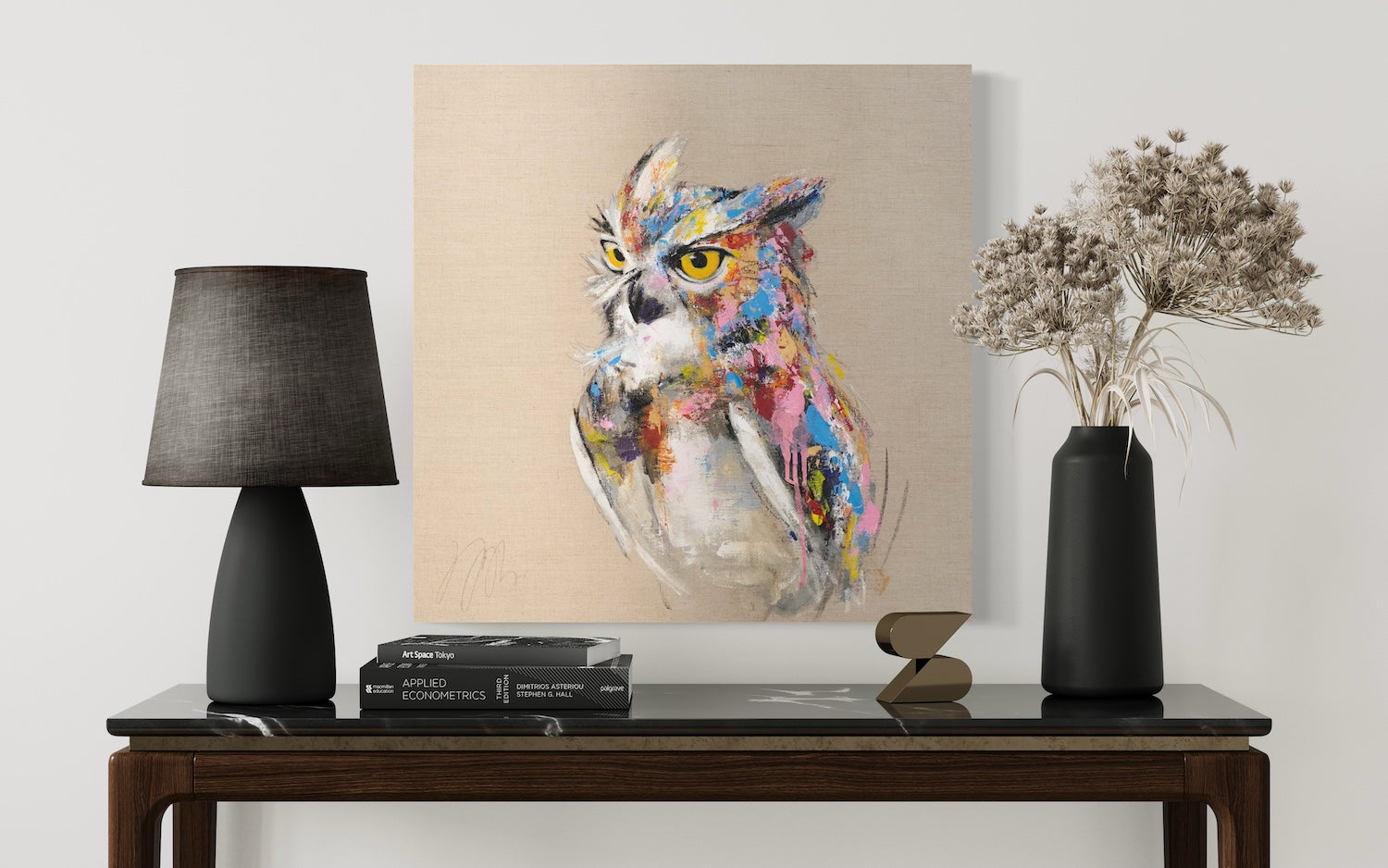 owl contemporary painting art