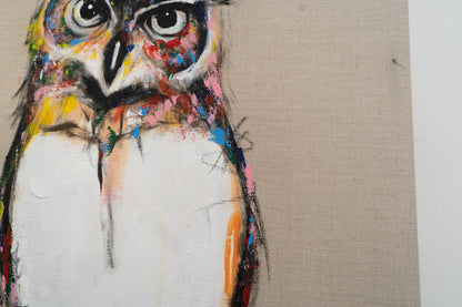 Owl contemporary painting art