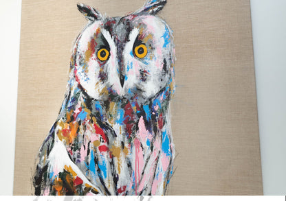 owl contemporary painting art