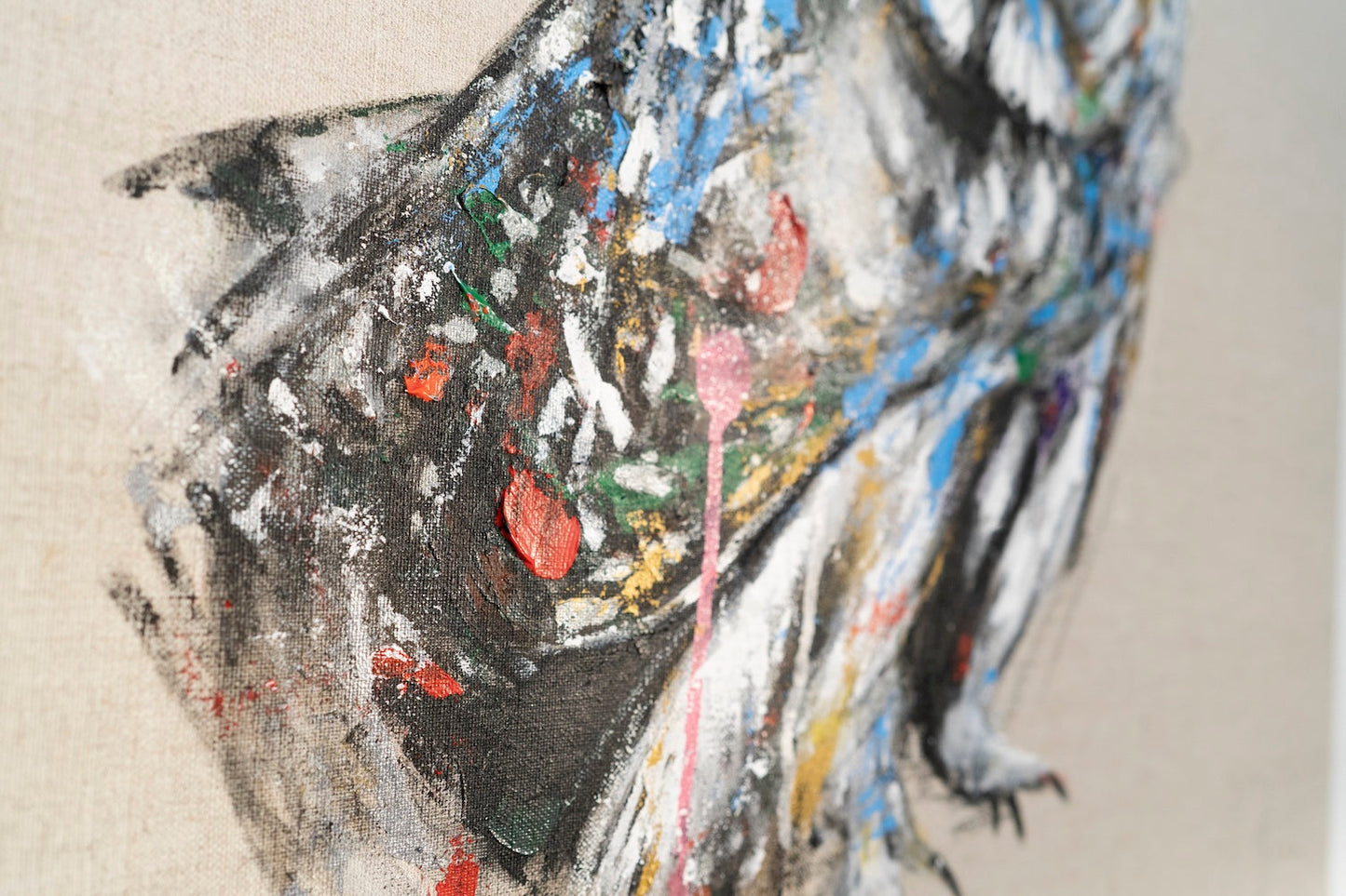 owl contemporary painting art