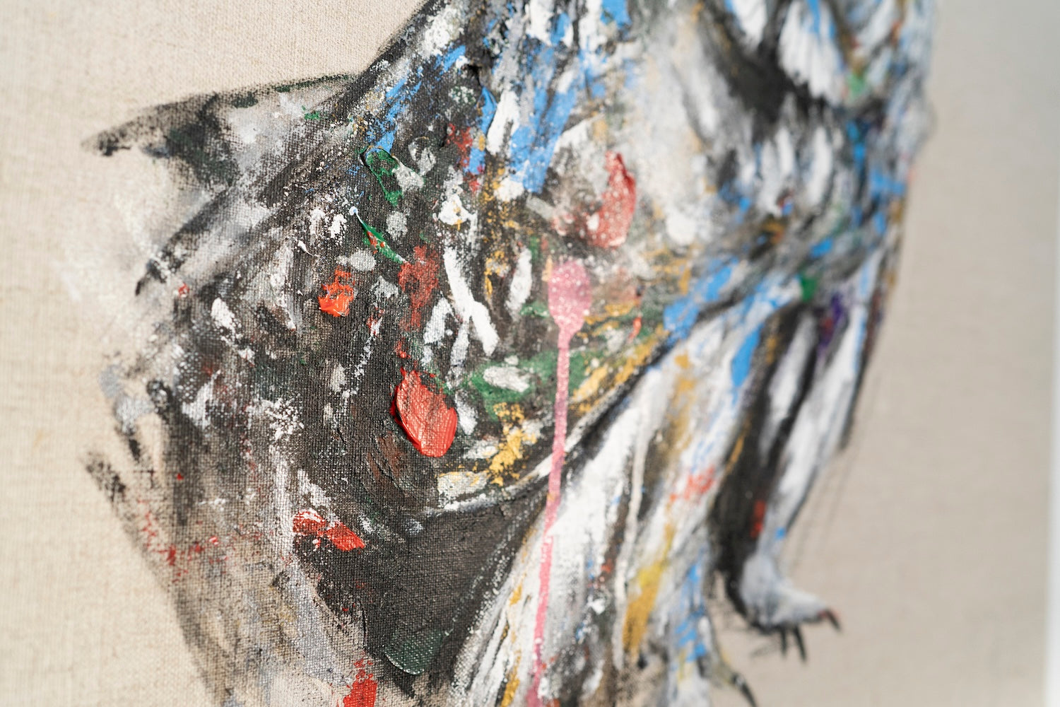 owl contemporary painting art