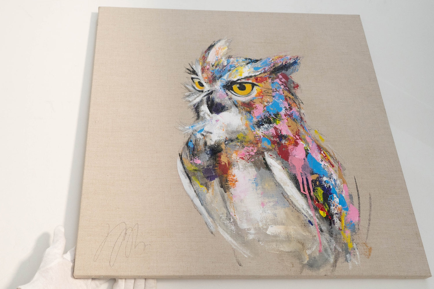 owl contemporary painting art