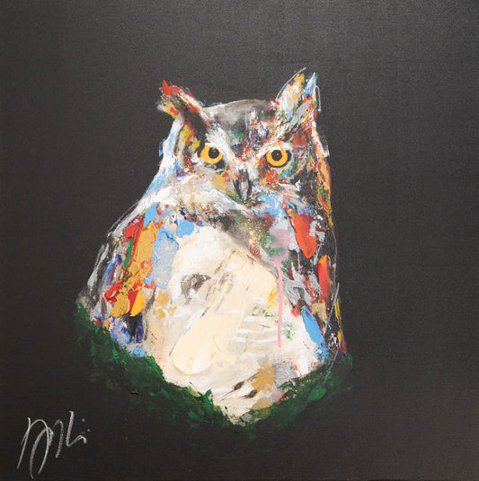 owl painting