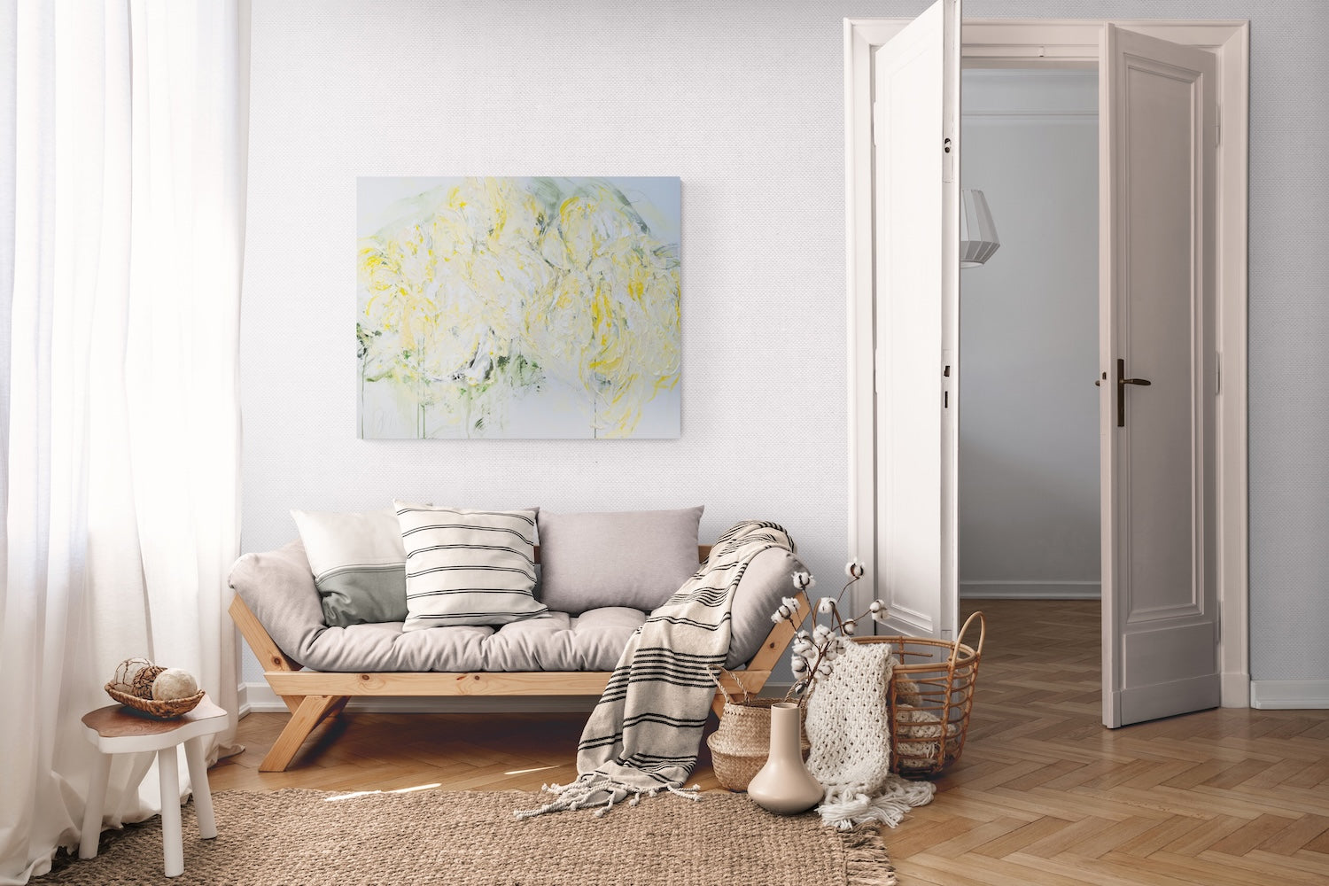 Flowers  contemporary painting art
