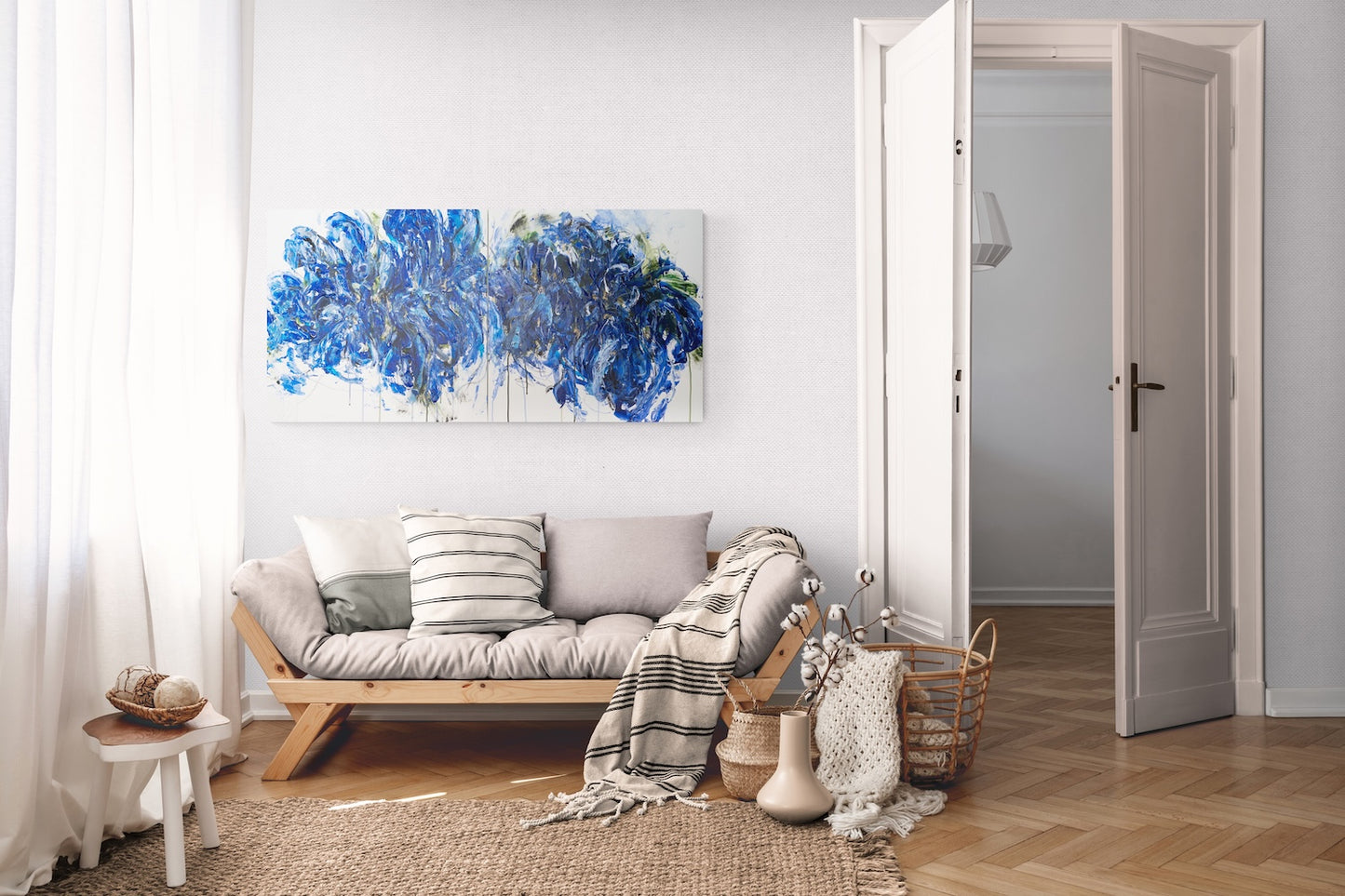 Flowers contemporary painting art