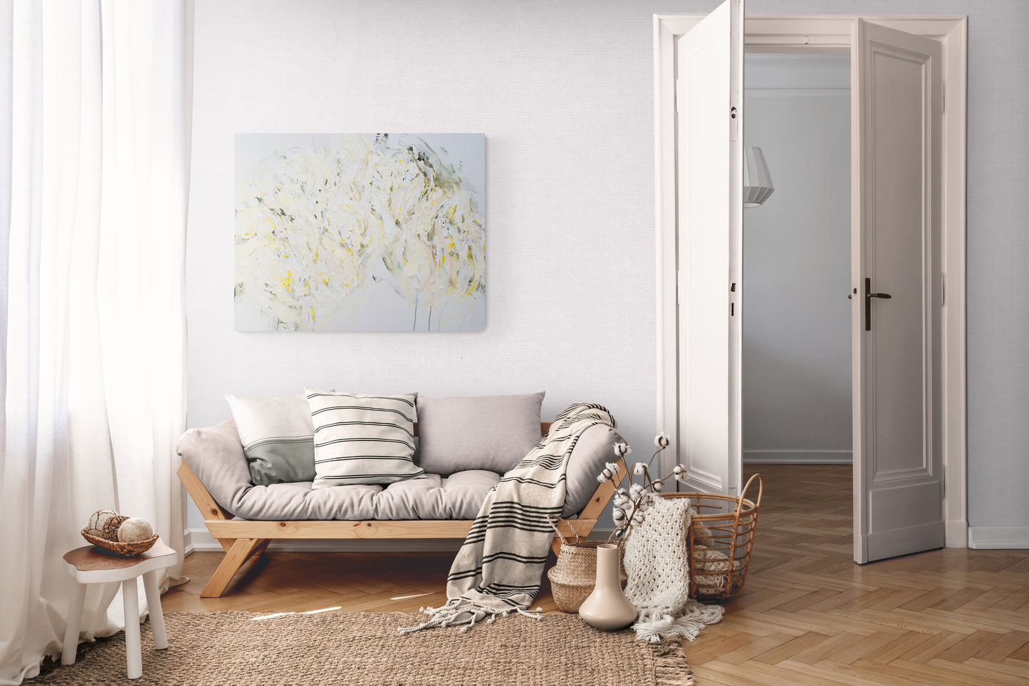 Flowers  contemporary painting art
