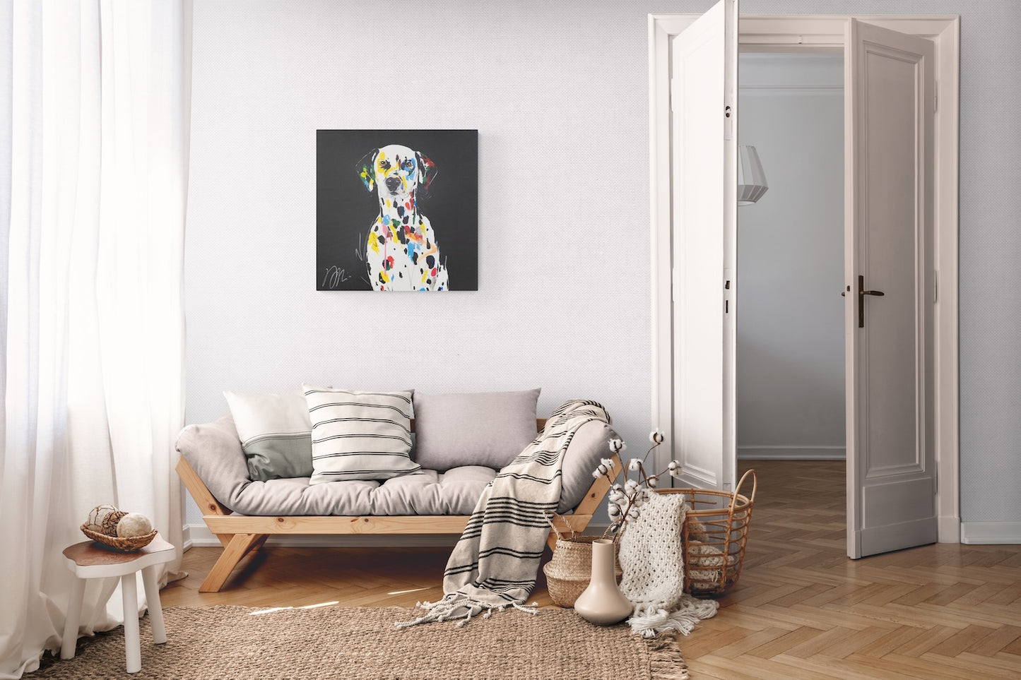 Dalmatian      contemporary painting art