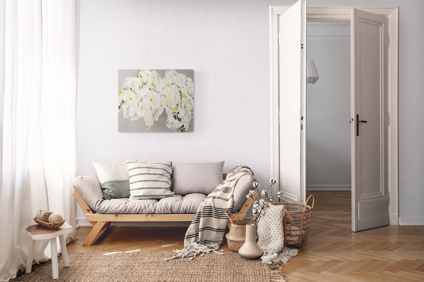 Flowers contemporary painting art