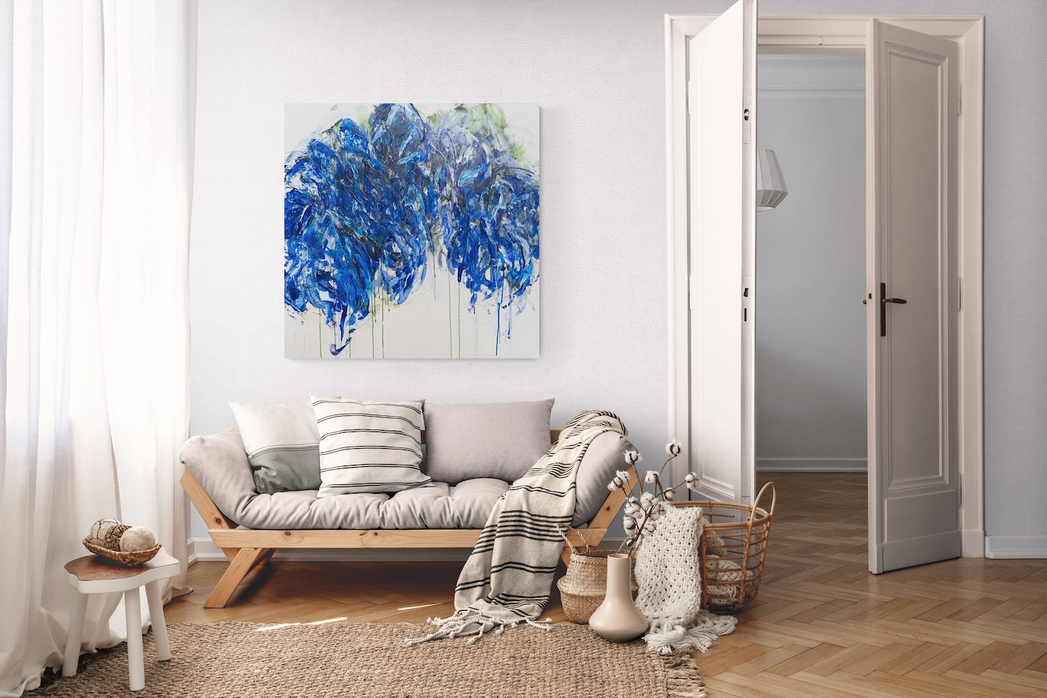 Flowers  contemporary painting art