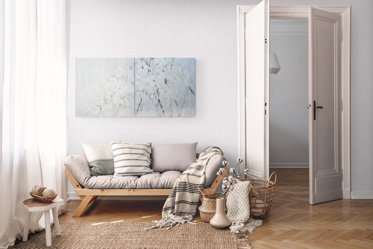 Flowers contemporary painting art