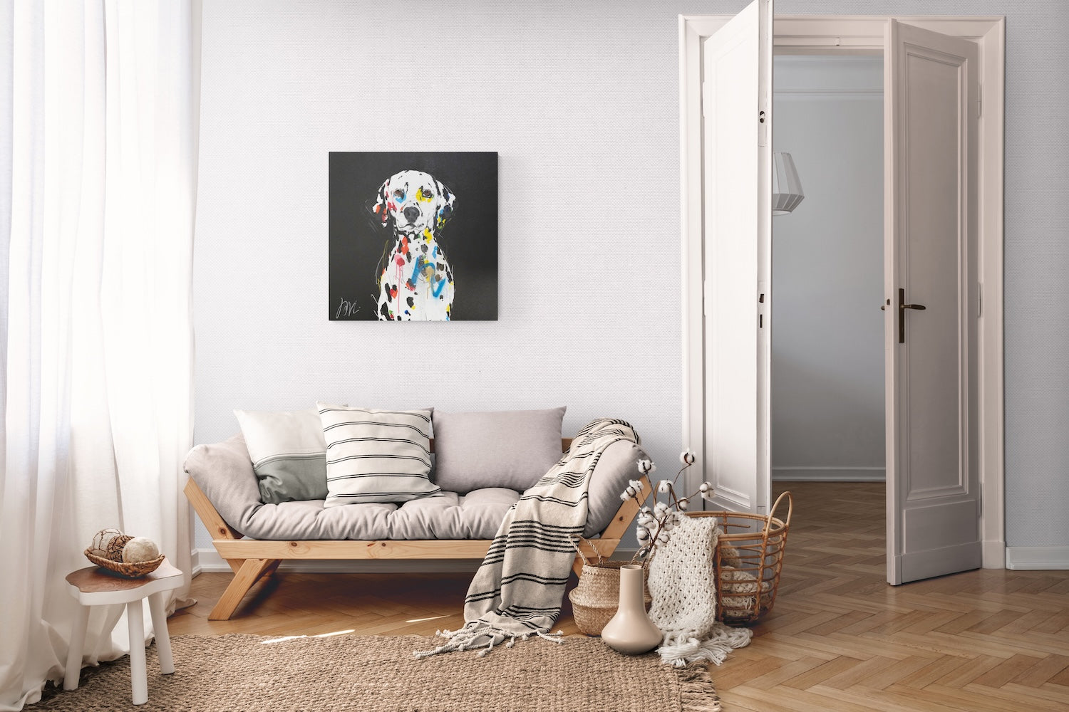 Dalmatian  contemporary painting art