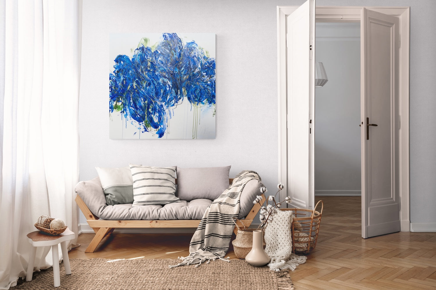 Flowers contemporary painting art