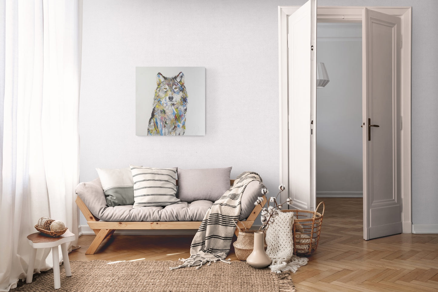Wolf      contemporary painting art