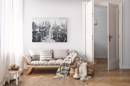 New York, city scape composition #17  contemporary painting art