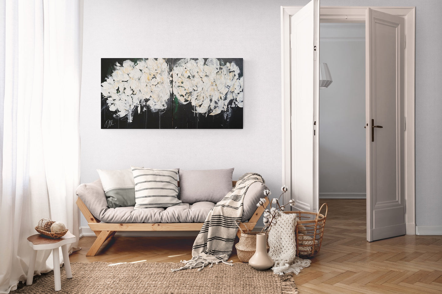 Flowers contemporary paintings