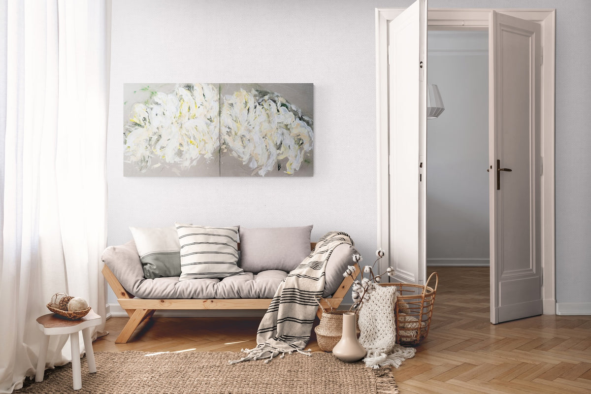 Flowers contemporary painting art