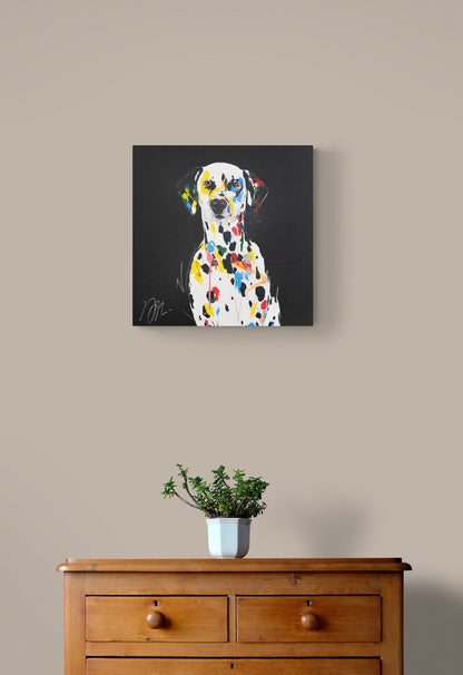Dalmatian      contemporary painting art