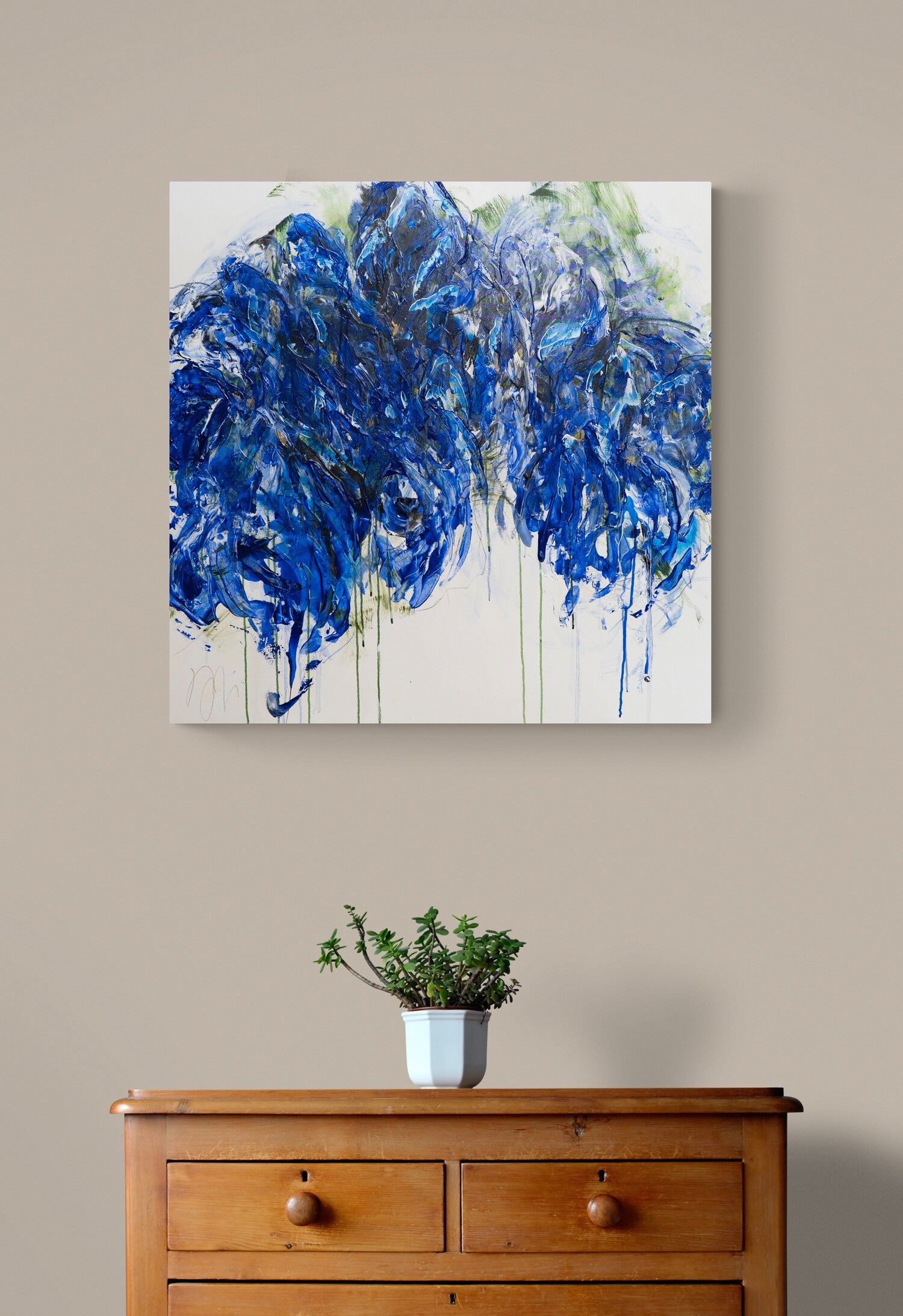 Flowers  contemporary painting art