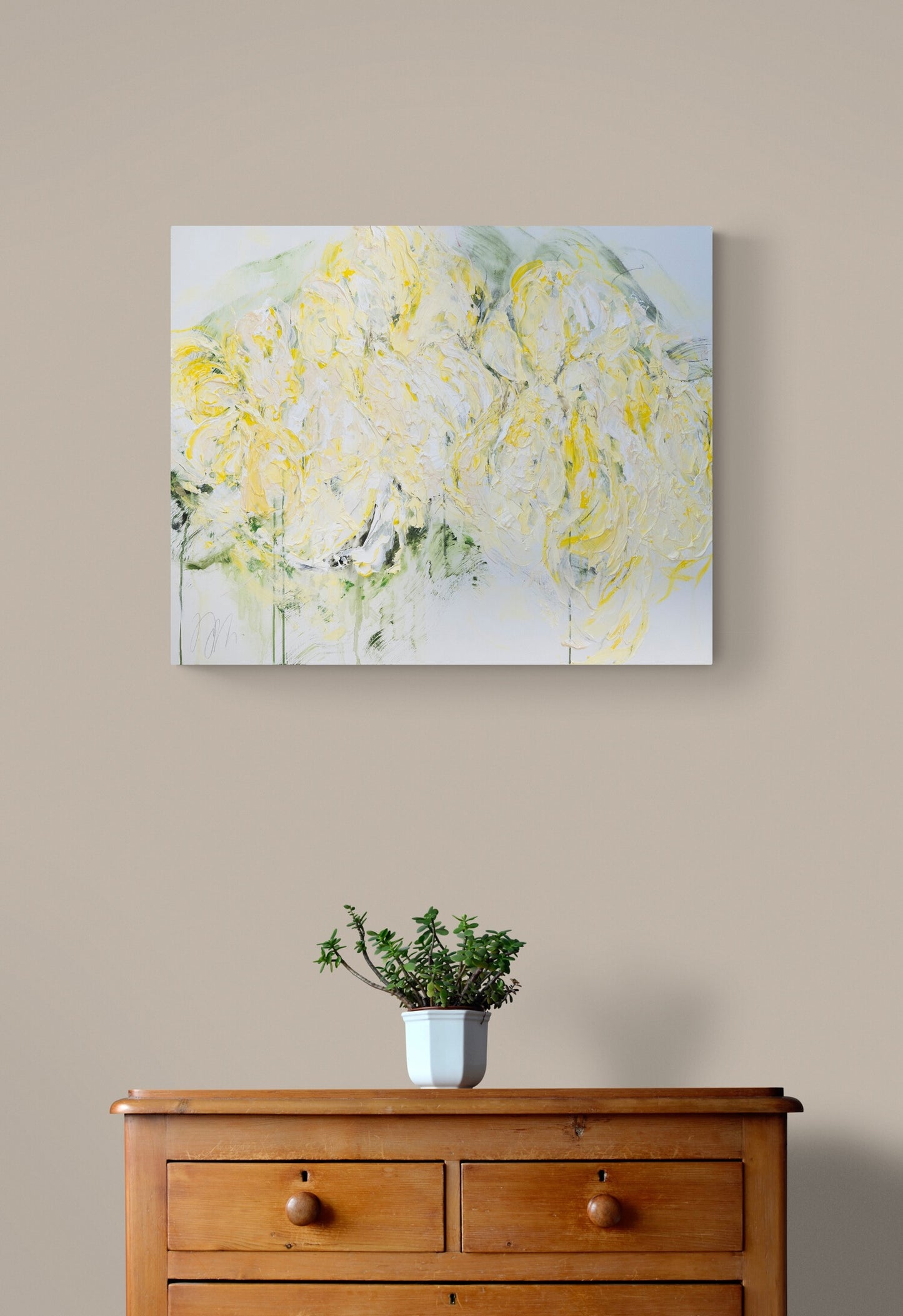 Flowers  contemporary painting art