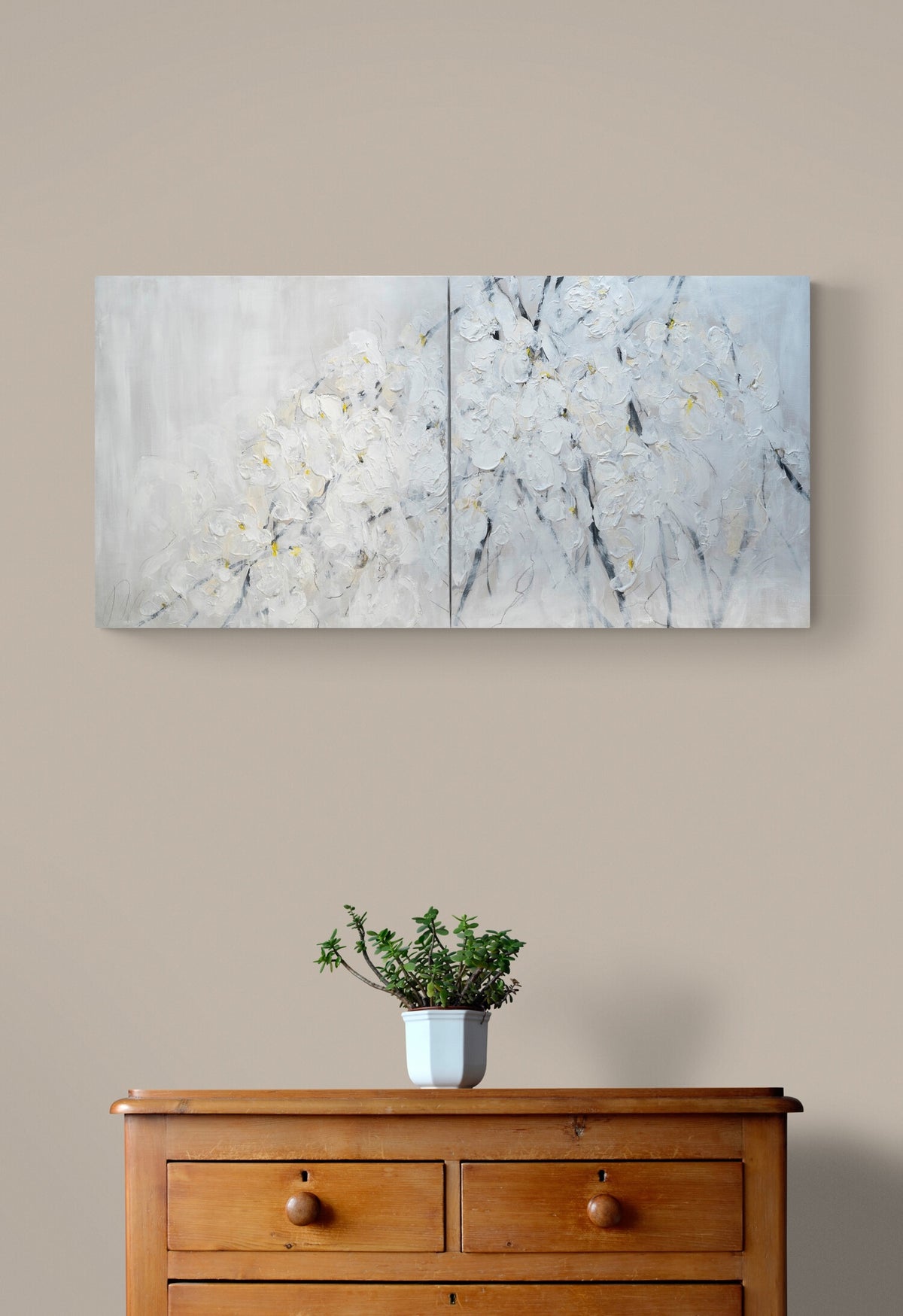 Flowers contemporary painting art