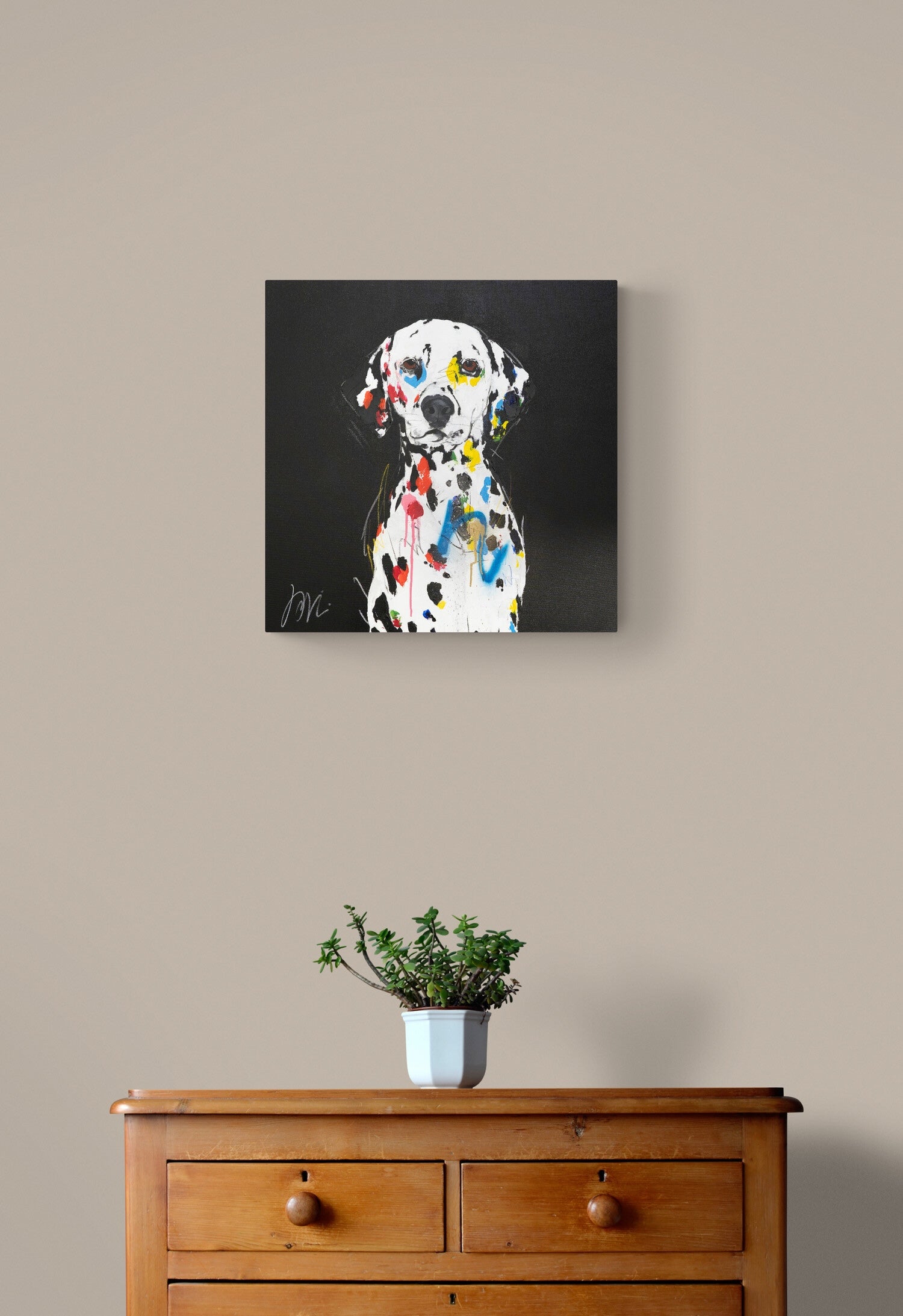 Dalmatian  contemporary painting art