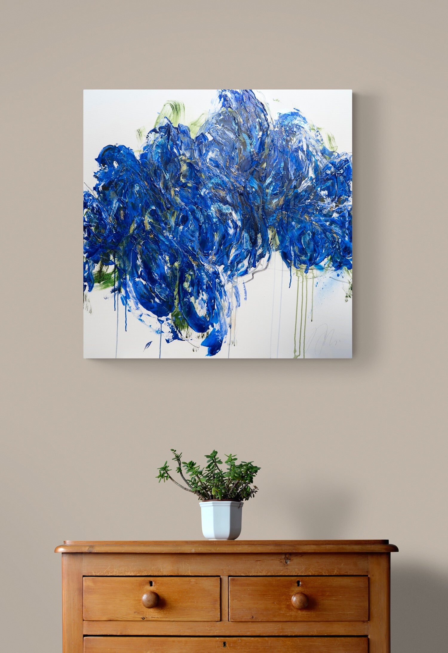 Flowers contemporary painting art