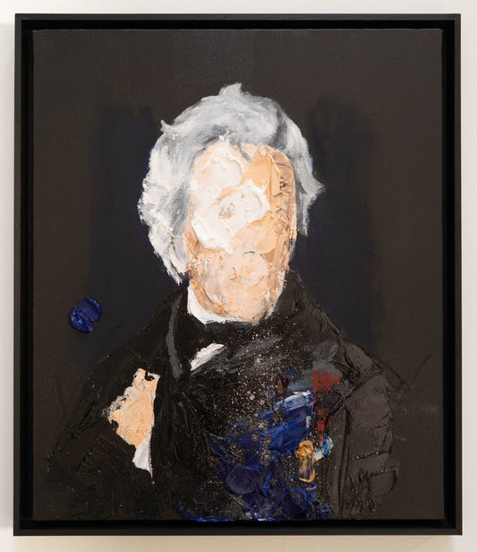 Portrait work UNTITLED (Andrew Jackson) contemporary painting art