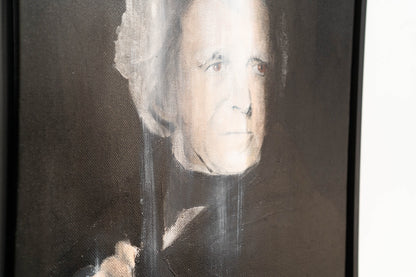 Portrait work UNTITLED (Andrew Jackson) contemporary painting art