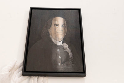 Portrait work UNTITLED (Benjamin Franklin) contemporary painting art