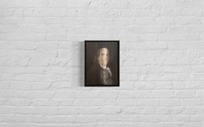 Portrait work UNTITLED (Benjamin Franklin) contemporary painting art