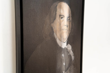 Portrait work UNTITLED (Benjamin Franklin) contemporary painting art