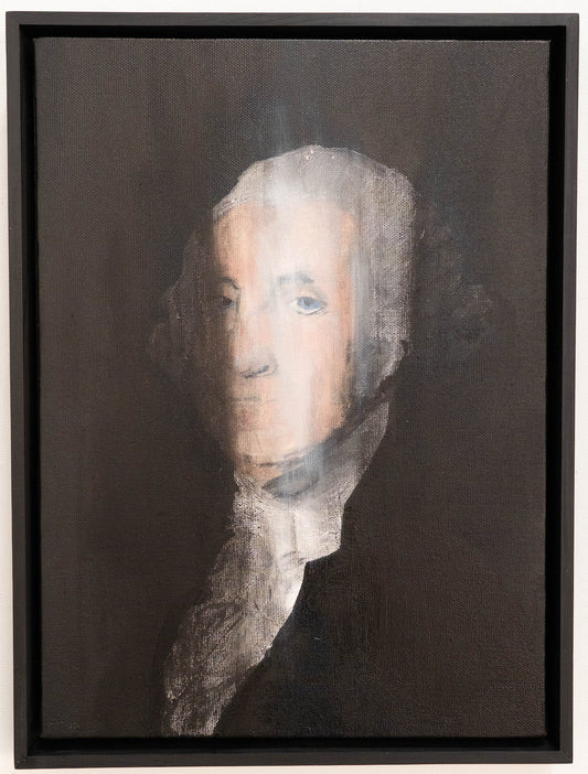 Portrait work UNTITLED (George Washington) contemporary painting art
