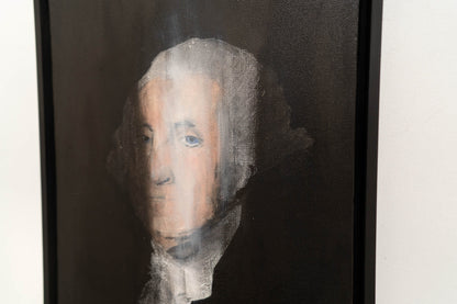 Portrait work UNTITLED (George Washington) contemporary painting art
