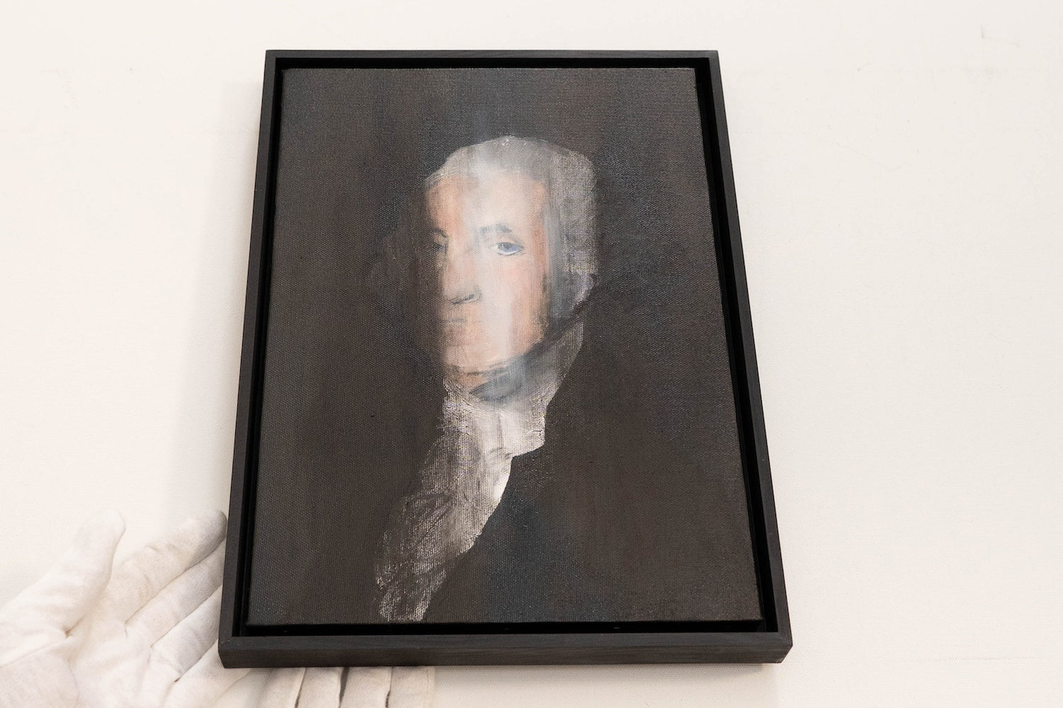 Portrait work UNTITLED (George Washington) contemporary painting art